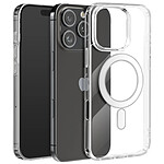 Coque MagSafe pour iPhone 16 Pro Polycarbonate Contour Silicone Transparent Coque MagSafe pour iPhone 16 Pro Polycarbonate Contour Silicone Transparent
