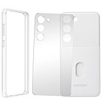 Samsung Coque pour Samsung Galaxy S23 Plus Arrière interchangeable Porte-carte Blanc Samsung Coque pour Samsung Galaxy S23 Plus Arrière interchangeable Porte-carte Blanc