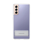 Samsung Coque pour Samsung Galaxy S21 5G Translucide avec Fonction Stand Transparent Samsung Coque pour Samsung Galaxy S21 5G Translucide avec Fonction Stand Transparent