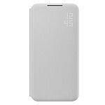 Samsung Étui pour Samsung Galaxy S22 Écran LED Porte-carte Smart LED Cover Argent Samsung Étui pour Samsung Galaxy S22 Écran LED Porte-carte Smart LED Cover Argent