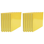EXACOMPTA Classeur A4 4 anneaux 30mm Iderama - Jaune x 10 EXACOMPTA Classeur A4 4 anneaux 30mm Iderama - Jaune x 10
