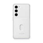 Samsung Coque pour Samsung Galaxy S23 5G Renforcée Modèle Frame Cover Blanc Samsung Coque pour Samsung Galaxy S23 5G Renforcée Modèle Frame Cover Blanc
