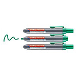 EDDING Marqueur Tableau Blancs Retract 12 Rétractable Vert Pointe Ronde 1,5-3 mm x 3 EDDING Marqueur Tableau Blancs Retract 12 Rétractable Vert Pointe Ronde 1,5-3 mm x 3