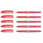 PILOT Stylo roller FriXion Point 0,5 Rouge x 5 PILOT Stylo roller FriXion Point 0,5 Rouge x 5