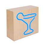 BIGBEN CBLNEONINDUCKTL - Enceinte Bluetooth® Neon avec chargeur à induction ? Cocktail