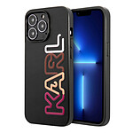 Karl Lagerfeld Coque pour Apple iPhone 13 Pro Embossed Colors Noir