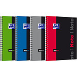 OXFORD Cahier Spirale NOTEBOOK A4+ Ligné 160 Pages 90g Coloris Aléatoire