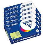 CLAIREFONTAINE Ramette Papier FSC A4 80g 500 Feuilles Vert Nature x 5