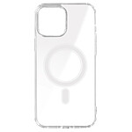 Swissten Coque MagSafe en Silicone pour iPhone 13 Pro avec Dos Rigide Transparent