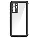 redpepper Coque Intégrale pour Samsung S21 Ultra Waterproof IP68 Redpepper Contour Noir