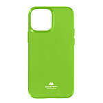 Mercury Coque pour iPhone 13 Pro Silicone Gel Flexible Effet Brillant  Vert