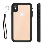 Redpepper Coque pour iPhone XS Max Waterproof 2m et Antichoc Intégrale Noir