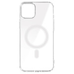 Swissten Coque MagSafe en Silicone pour iPhone 12 Pro avec Dos Rigide Transparent