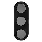 iMak Protection Caméra pour Galaxy A54 5G Bi-matière 100% Adhésif Imak noir