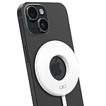 Force Power Chargeur induction Anneau Compatible MagSafe 15W Blanc