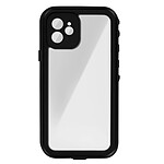 Redpepper Coque pour iPhone 12 Bi-matière Waterproof 2m Film Écran Noir