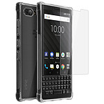 iMak Coque pour BlackBerry KEY2 Coque Silicone Souple + Film Flexible Transparent iMak Coque pour BlackBerry KEY2 Coque Silicone Souple + Film Flexible Transparent