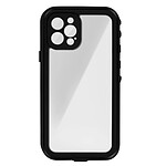 Redpepper Coque pour iPhone 12 Pro Bi-matière Waterproof 2m Film Écran Noir