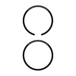 Swissten 2x Anneaux MagSafe Adhésif Métallique pour Charge Sans-fil Magnétique Swissten