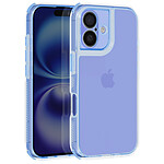 Avizar Coque pour iPhone 16 Plus Coins Antichoc Bumper Bleu clair