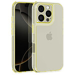 Avizar Coque pour iPhone 16 Pro Max Coins Antichoc Bumper Jaune