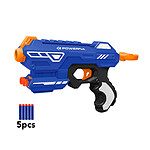 Avizar Pistolet à fléchettes en mousse - Modèle Shotgun Bleu