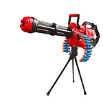 Avizar Mitraillette Motorisée Rafale à fléchettes en Mousse Modèle Guerilla Noir / Rouge