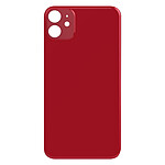 Clappio Vitre arrière de remplacement pour iPhone 11 Rouge