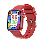 Forever Montre Connectée Bluetooth Modèle Igo Watch 3 avec Assistant Vocal IP67 Rouge