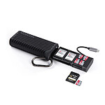 PGYTECH Étui Lecteur de Cartes haute vitesse SD Createmate Noir