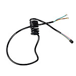 E-Twow Câble de Données pour Trottinette Prise Carrée 5 Broches Noir