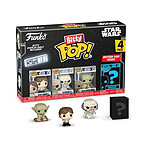 Star Wars - Pack 4 figurines Bitty POP! Han 2,5 cm