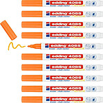 EDDING Marqueur craie liquide 4085 Orange fluOrescent 1-2 mm x 10