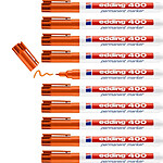 EDDING Marqueur Permanent 400 Orange 1 mm x 10