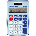 MAUL Calculatrice de bureau MJ 450, 8 chiffres, bleu clair MAUL Calculatrice de bureau MJ 450, 8 chiffres, bleu clair