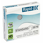 RAPID Boite de 1000 agrafes galvanisées Standard 23/15 x 10