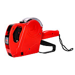 Q-CONNECT Pince à Etiqueter 1 Ligne 8 Caractères Rouge Rouleau Encreur non inclus x 25