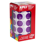APLI Rouleau de 1770 Gommettes Rondes 20 mm Mauve APLI Rouleau de 1770 Gommettes Rondes 20 mm Mauve