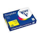 CLAIREFONTAINE Ramette Papier FSC A4 120g 250 Feuilles jaune soleil