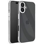 Avizar Coque pour iPhone 16 Silicone Souple Design Fin Léger Transparent