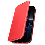 Avizar Étui Folio pour iPhone 16 Pro avec Porte-cartes et Fonction Support Rouge