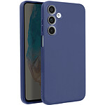 Avizar Coque pour Samsung Galaxy M35 Silicone Souple Mate Bleu nuit