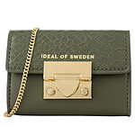 IDEAL OF SWEDEN Portefeuille Modèle Liv Padlock au Motif Serpent avec Chaîne Amovible de 105 cm Vert