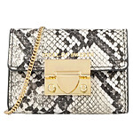 IDEAL OF SWEDEN Portefeuille Modèle Liv Padlock au Motif Serpent avec Chaîne Amovible de 105 cm Multicolore