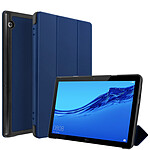 Avizar Étui pour Huawei Mediapad T5 10'' Clapet Pliable Support Vidéo Clavier Bleu nuit
