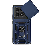 Mayaxess Coque pour Xiaomi 14T Bague Support Cache Caméra Coulissant Bleu nuit