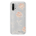 LaCoqueFrançaise Coque Xiaomi Redmi 9T 360 intégrale transparente Motif Fleurs Blanches Tendance .
