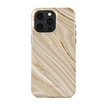 Burga Coque pour iPhone 15 Pro Max Tough Antichocs Modèle Full Glam Beige