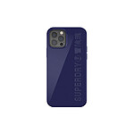 Superdry Coque pour Apple iPhone 12 / 12 Pro Collection "Snap Case Compostable" Bleu