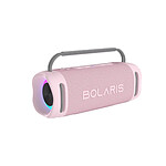Avizar Enceinte Sans Fil Bluetooth 5.4 Modèle Napoli IPX6 60W avec Effets lumineux LED Rose